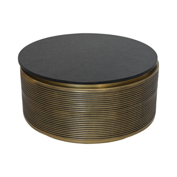 Salontafel Marmer - 80 - Zwart/Goud