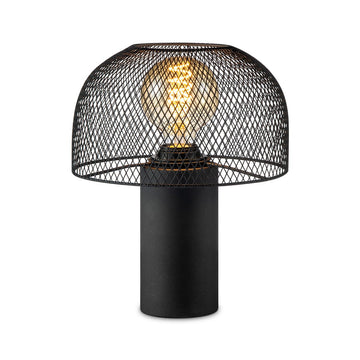 Bedlamp Mushroom - Zwart - Metaal