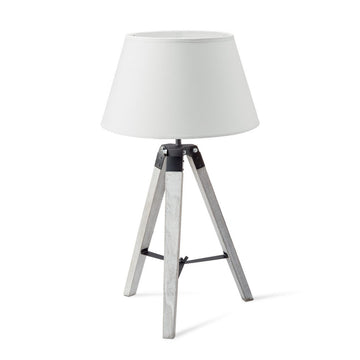 Tafellamp Largo - Wit - Hout