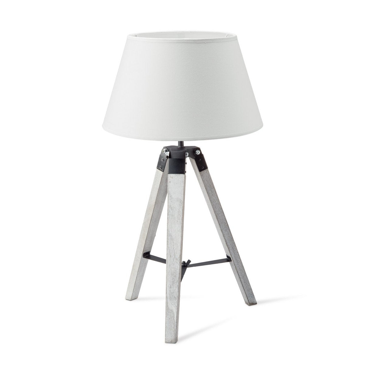 Tafellamp Largo - Wit - Hout
